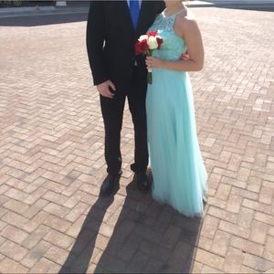 Light Blue Mori Lee gown